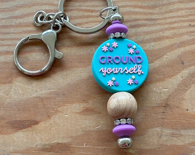 Ground Yourself Bar Keychain
