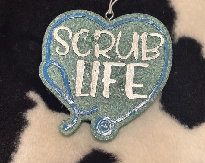 Scrub Life Car Freshie