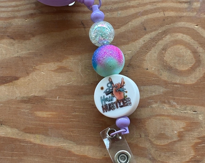 Hair Stylist Badge Reel