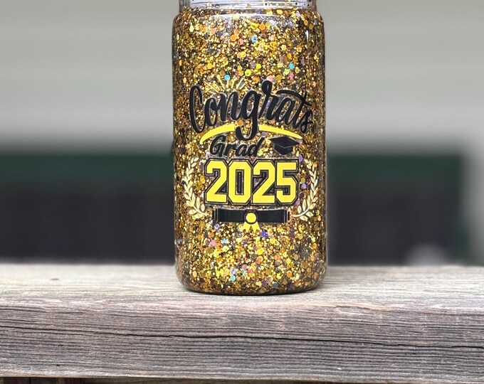 Gold 2025 Grad Snowglobe Cup