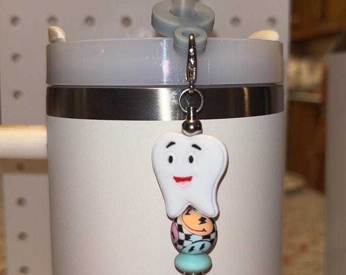 Tooth Straw Charm