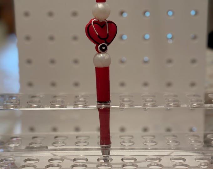 Red Stethoscope Pen