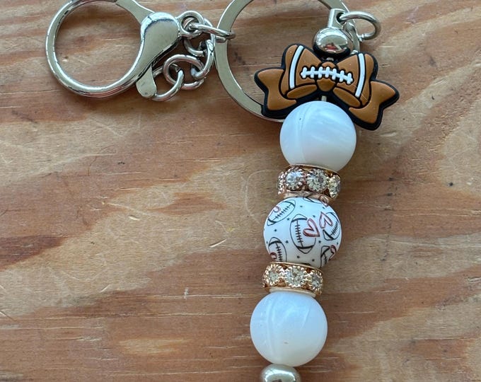 Football Bar Keychain