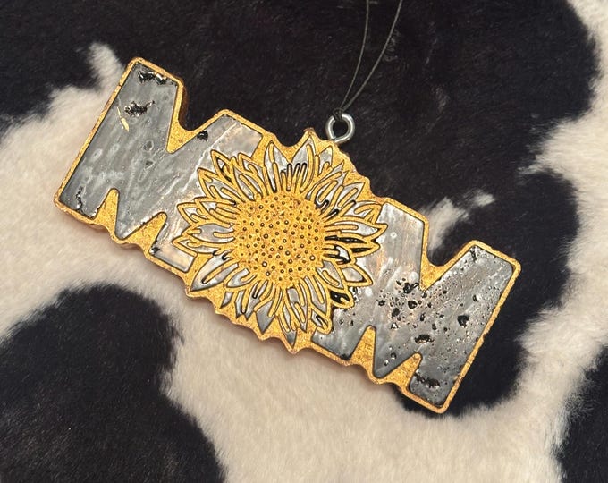 Sunflower Mom 2 Car Freshie