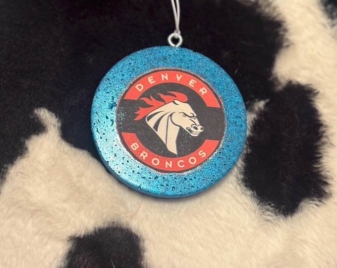 Circle Broncos Car Freshie