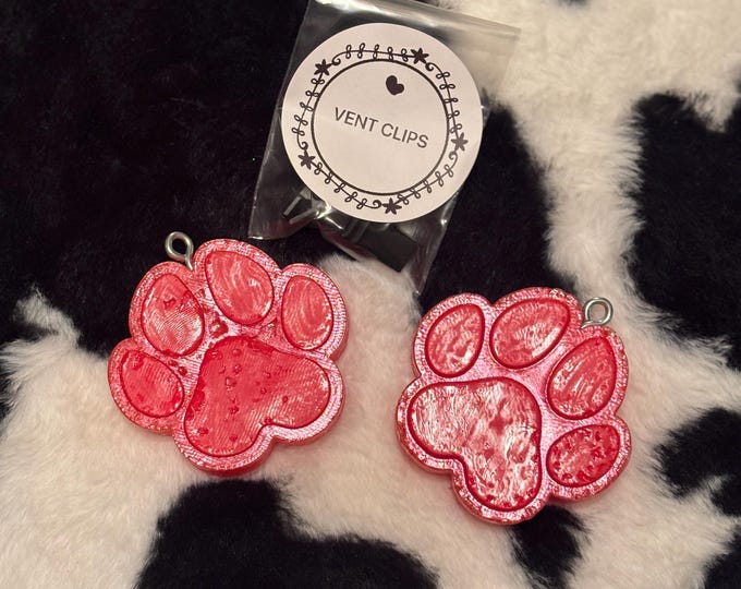 Red Paw Vent Clips