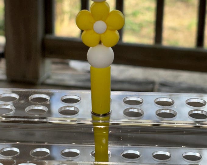 Yellow #1 Flower Pen