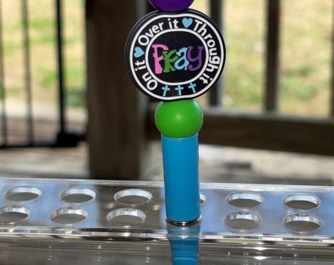Blue Pray Pen