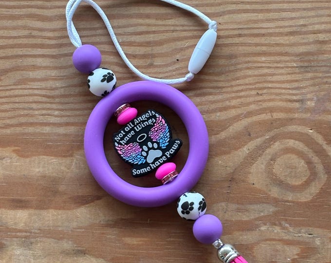 Angel Paws Car Charm