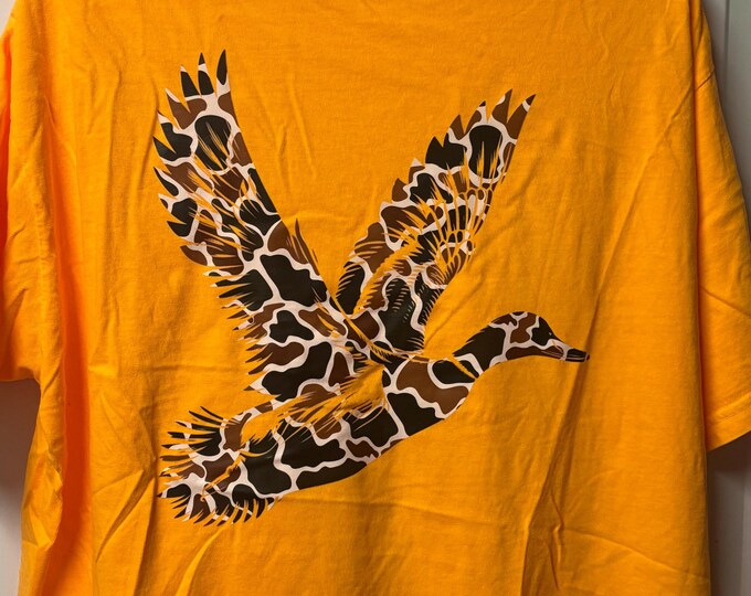 Camo Duck Adult T-Shirt (Size XL)