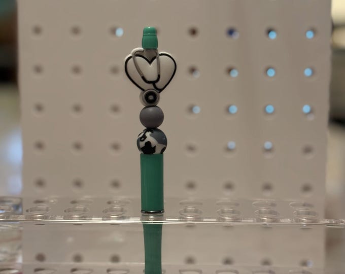 White Stethoscope Pen