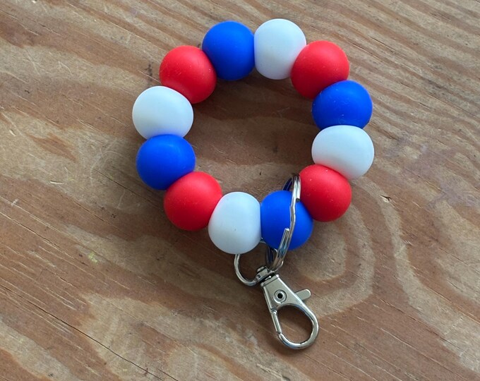 Mini Patriotic Wristlet