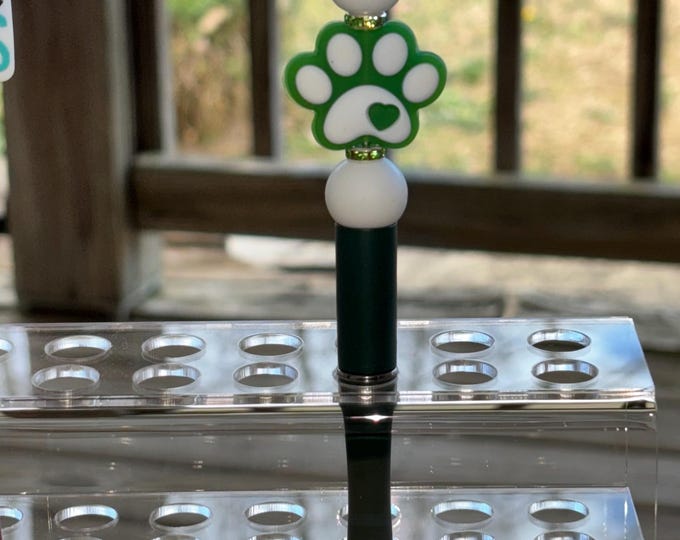 Green Paw Print