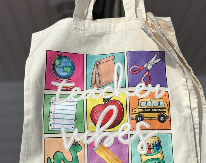 Teacher Vibe Tote