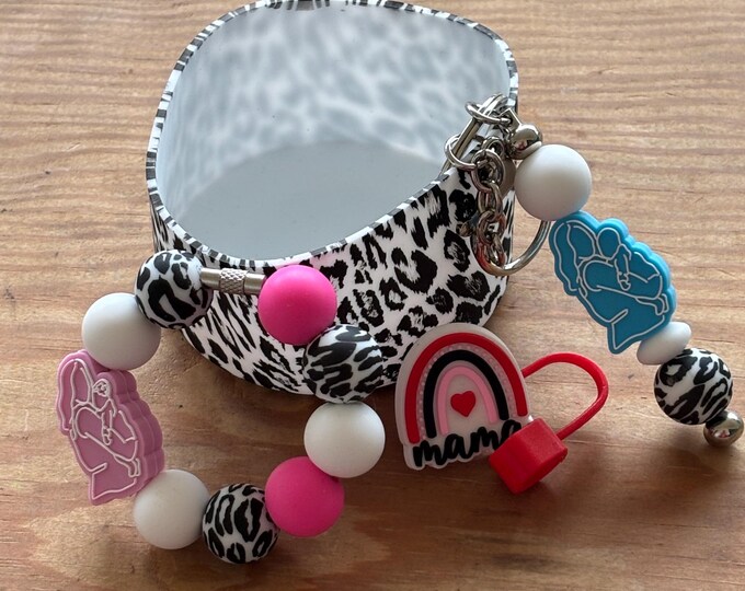 Mama Tumbler Boot and Charms