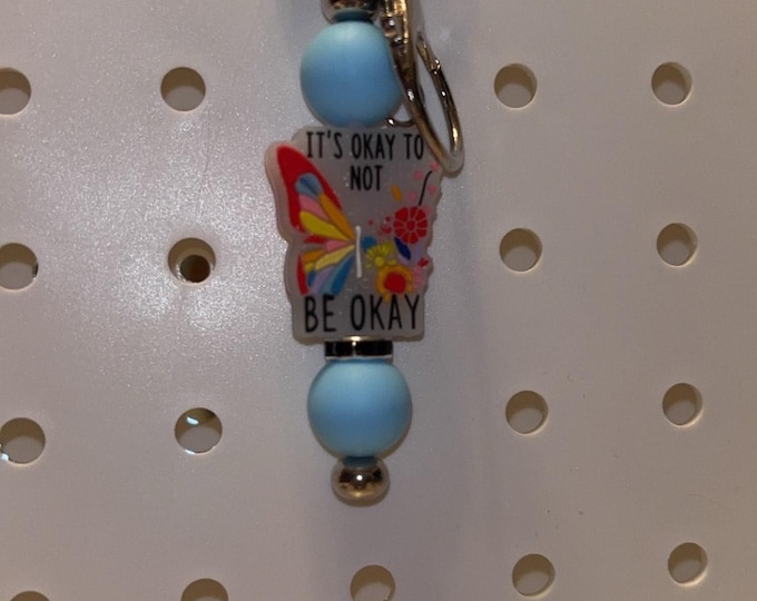 It's Okay to not be Okay Bar Keychain
