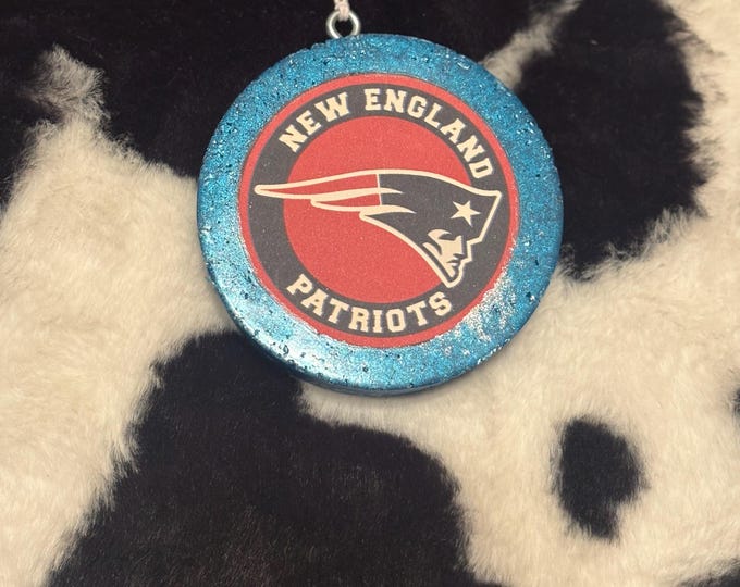 Blue Circle Patriots Car Freshie