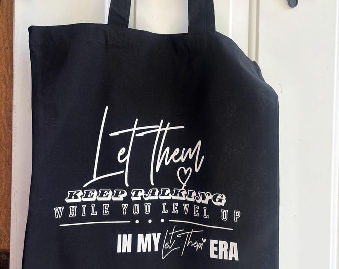 Let Them Black Tote