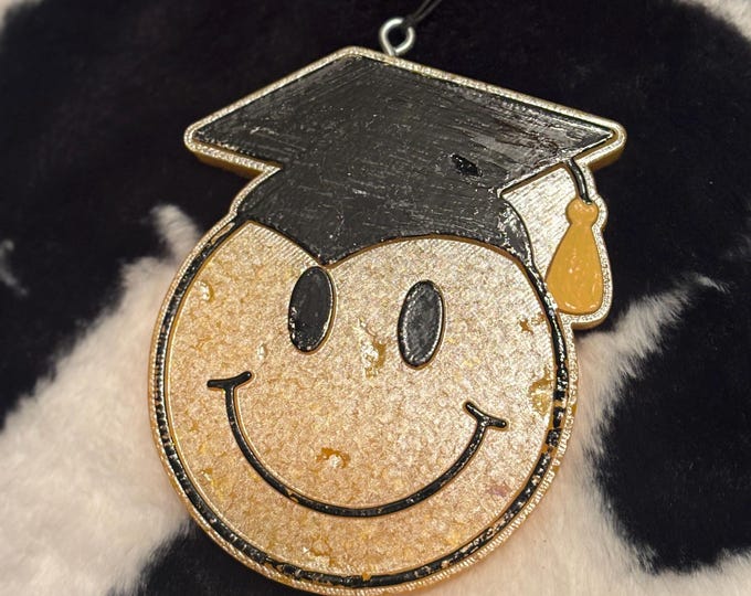 Grad Smiley 2 Car Freshie