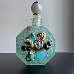 Vintage Glass Perfume Bottle Essential Oil bottle Mini Perfume Vanity Paris