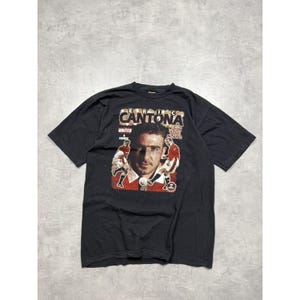 T-shirt Unisex Eric Cantona In Cotone Nero, Design Grafico Unico, Regalo Ideale Per Ogni Occasione - 4