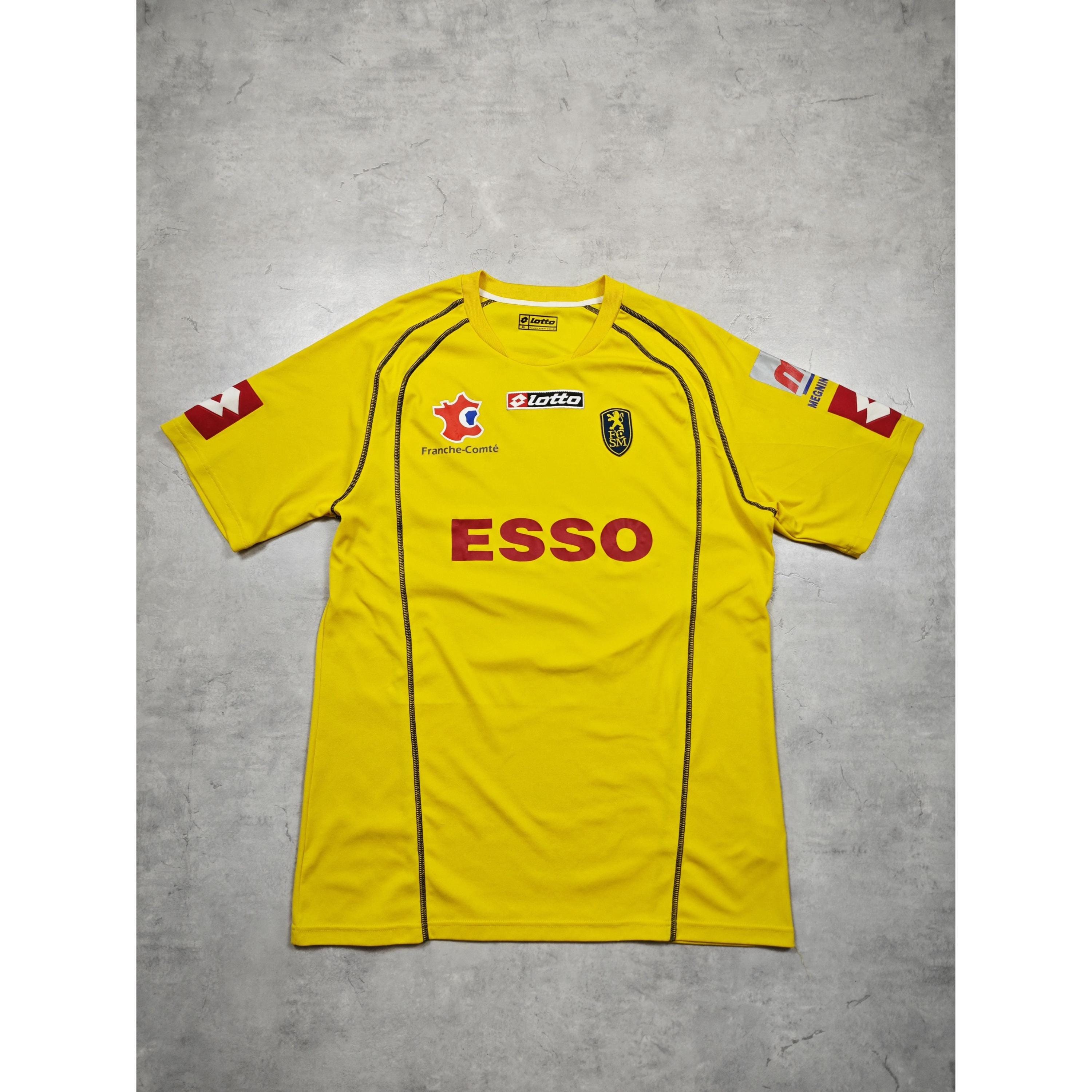 Maillot Vintage FC Sochaux-Montbéliard Third 2009-2010 – Lotto, Taille M, Homme, Manches Courtes