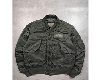 Alpha Industries Vintage Bomber CWU 45/P Flight Men's Black Jacket