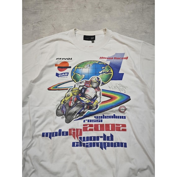 Honda Valentino Rossi 2002 World Vintage T Shirt - Etsy