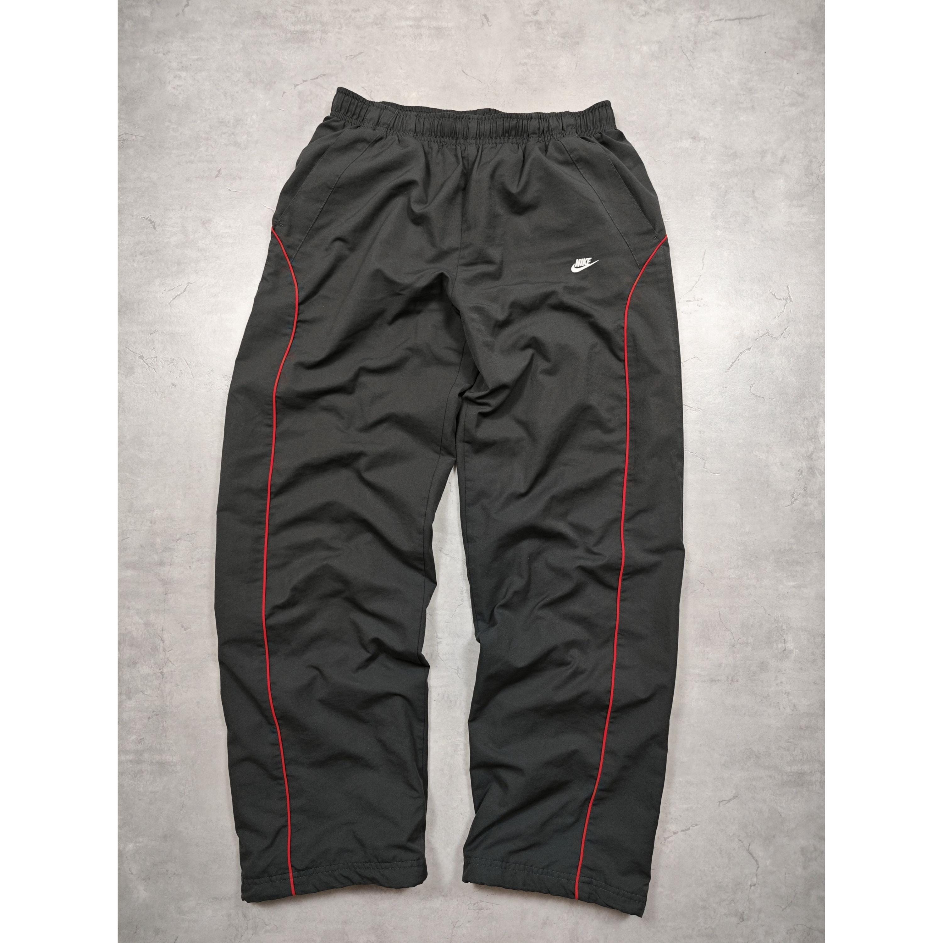 ☆超希少　90s NIKE JORDAN nylon pants 96年製 NIKE AIR JORDAN Nylon Pants 黒 XL 銀タグ 90s ナイキ