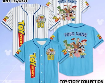Personalisierter Disney Toy Story Baseball Baseball Jersey, Disney Toy Story Baseball Trikot, Toy Story Baseball Team Outfit