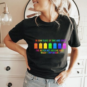 Koszulka LGBTQ Pride Doctor Who: Ważne w czasie i przestrzeni
