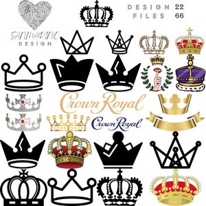 Crown Royal Birthday Svg  Sticker / Png / Digital Print Pdf Bundle Shirt Design /  T shirt /Hoodie / Cupa / Poster / Logo/