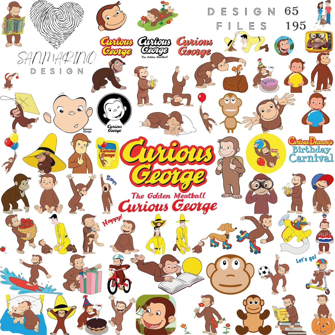 Curious Chracters Stickers Svg / T Shirt /hoodie / Sticker