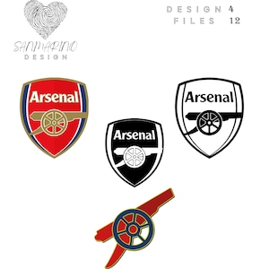 Arsenal Football Logo Sticker -Svg-Png-Pdf- \ Tshirt \ Shirt \ Digital Prints \ Hoodie \ Cupa \Cricut \ Stickers \