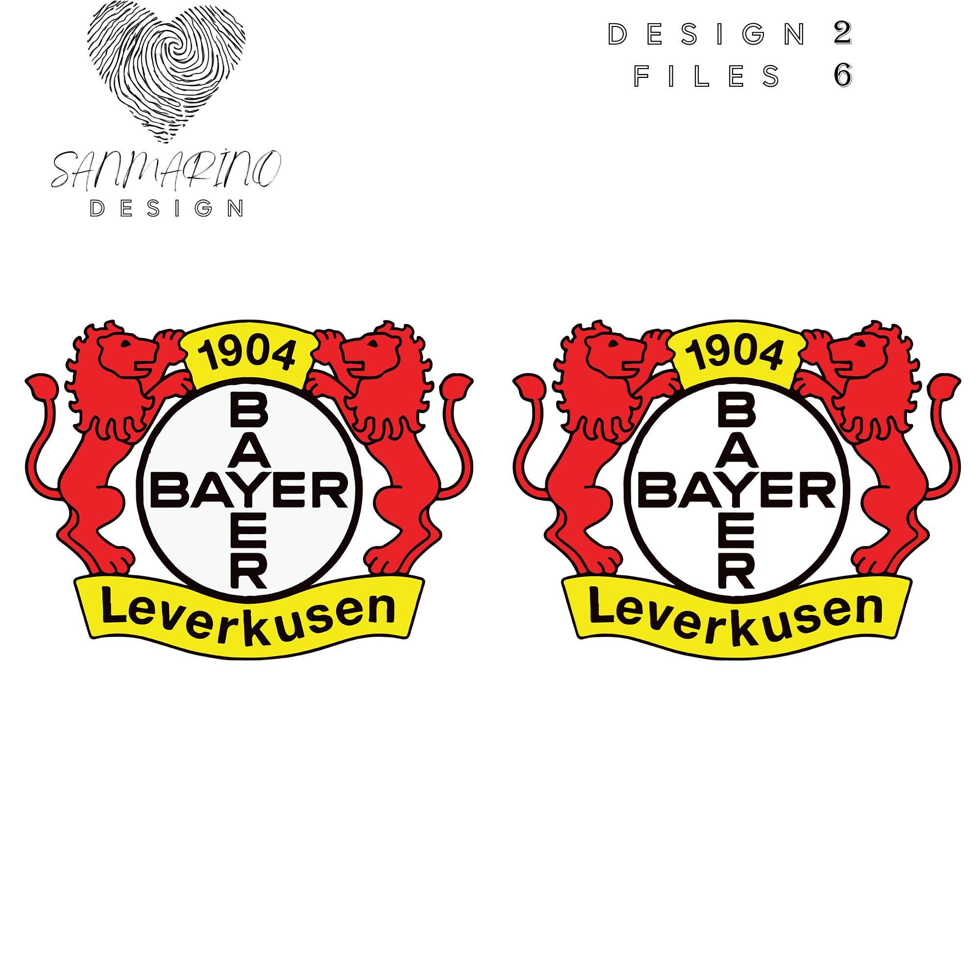 Toppa Termoadesiva O Da Cucire U24 Leverkusen Combattere & Siegen – 9 X 6 Cm