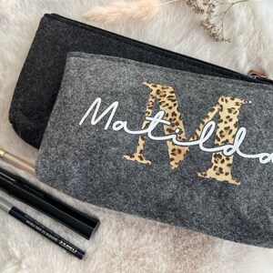 Showudesigns Tierprint-Kosmetiktasche Aus PU-Leder | Vielseitige Make-up-Tasche Für Frauen, Wasserdicht & Leicht