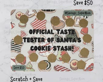 Cookie Tester Christmas Savings Challenge