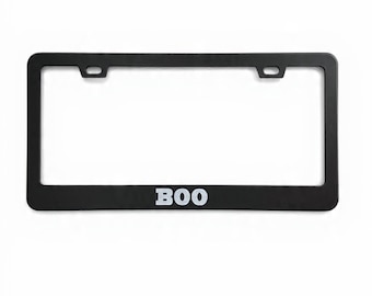 Decorazione per targa BOO per auto e camion per Halloween