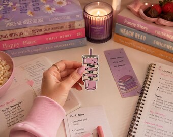 Finish Your TBR Funny Bookish Sticker | Book Lover Gift | Reading List Humor Bookworm Sticker