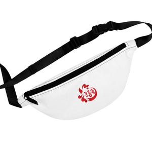 G.Y Stylish Fanny Pack with Japanese Kanji Design, Perfect for Festivals, Travel, Everyday Use, Fashion Accessory, Gift Idea