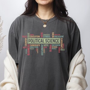 Comfort Colors Political Science Shirt, Democratic Party Shirt, Scientific Research Gift, Science is Real Shirt, Pride Shirt, Anti Trump Tee