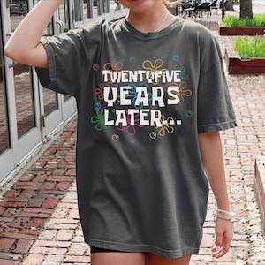 Custom 25 years later tee birthday 25 years later Tee, Years Later Birthday Tshirt, Bikini Atoll Them Birthday Shirt, Underwater Cartoon Tee