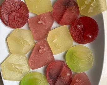 Elige tu sabor: Caramelos de cristal / Kohakutou / Cristales comestibles / Caramelos veganos, sin gluten y halal