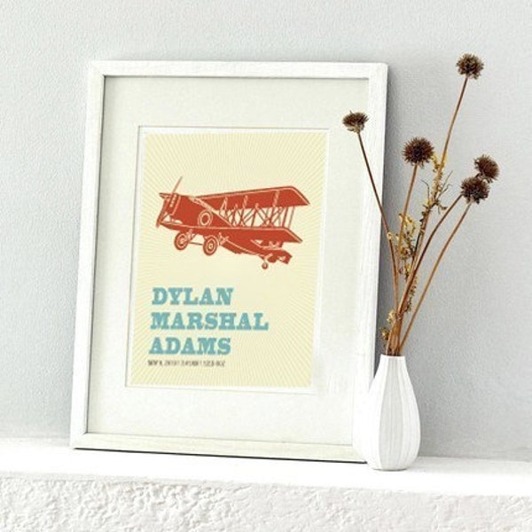 Modern Keepsake Print - Air Adventures - Art Print - Planes