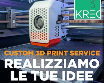 Custom 3D printing service | STL and OBJ file printing | Prototypes and replacement parts in PLA, PETG, and ABS | 3D printing Italy