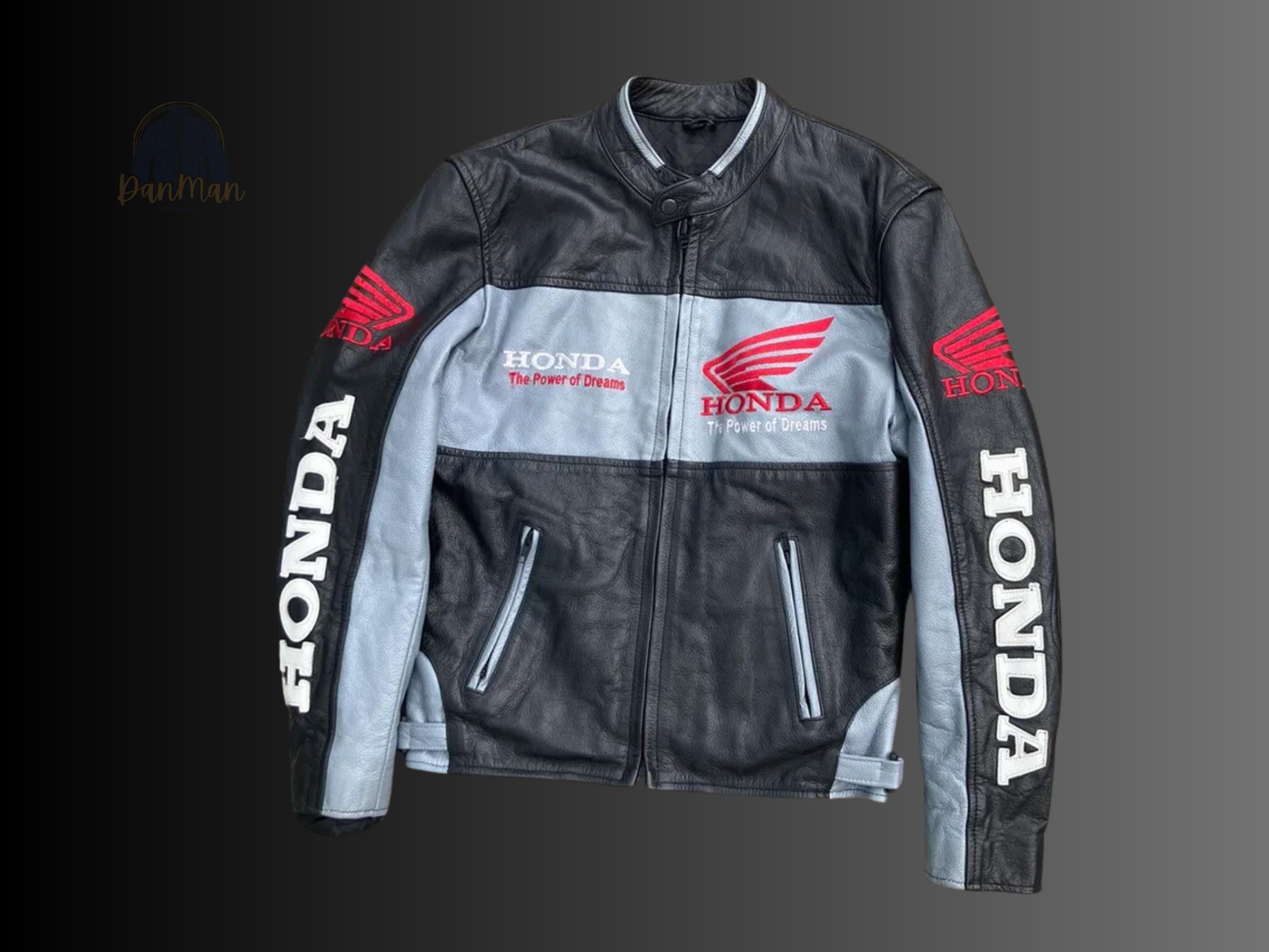 Lightweight Honda Motorbike Riding Jacket All Seasons Motorcycle Racing Jacket Mesh Fabric Biker Jacket CE Approved Armors Gift for him