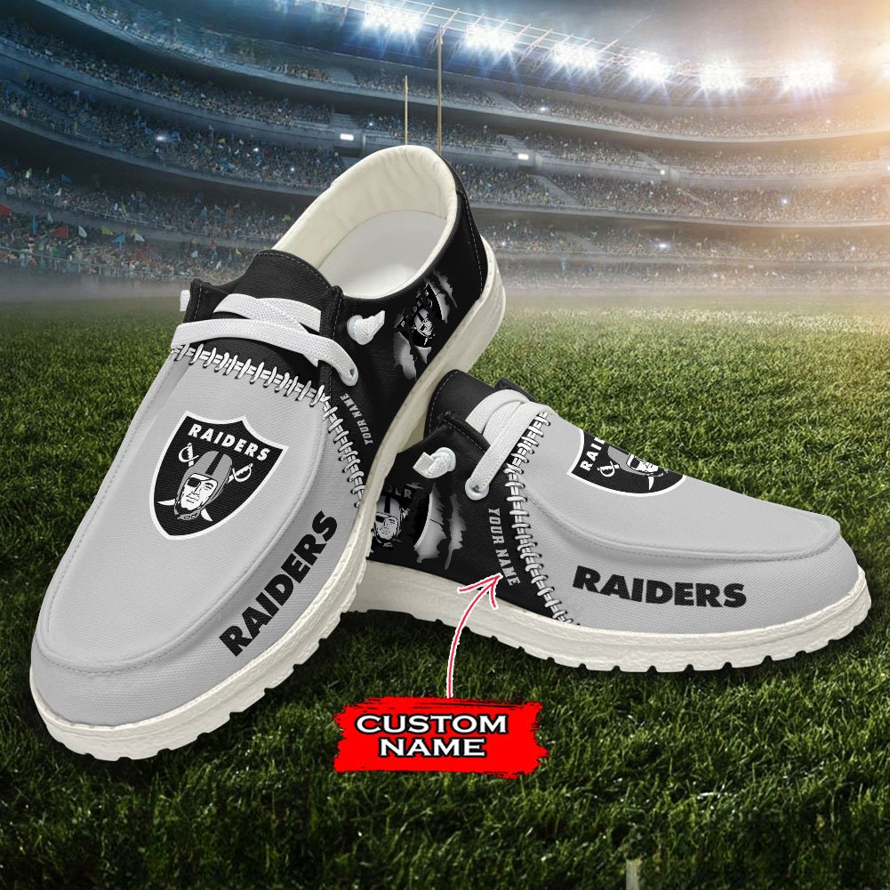Las Vegas Raiders Mini Custom Nike Cortez Shoes NBW - Bandana Fever