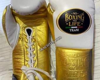 Personalized No Boxing No Life Gloves, Custom Logo Gift