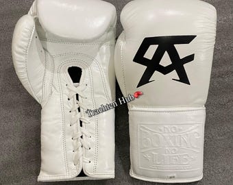 Personalized No Boxing No Life Gloves, Custom Logo Gift