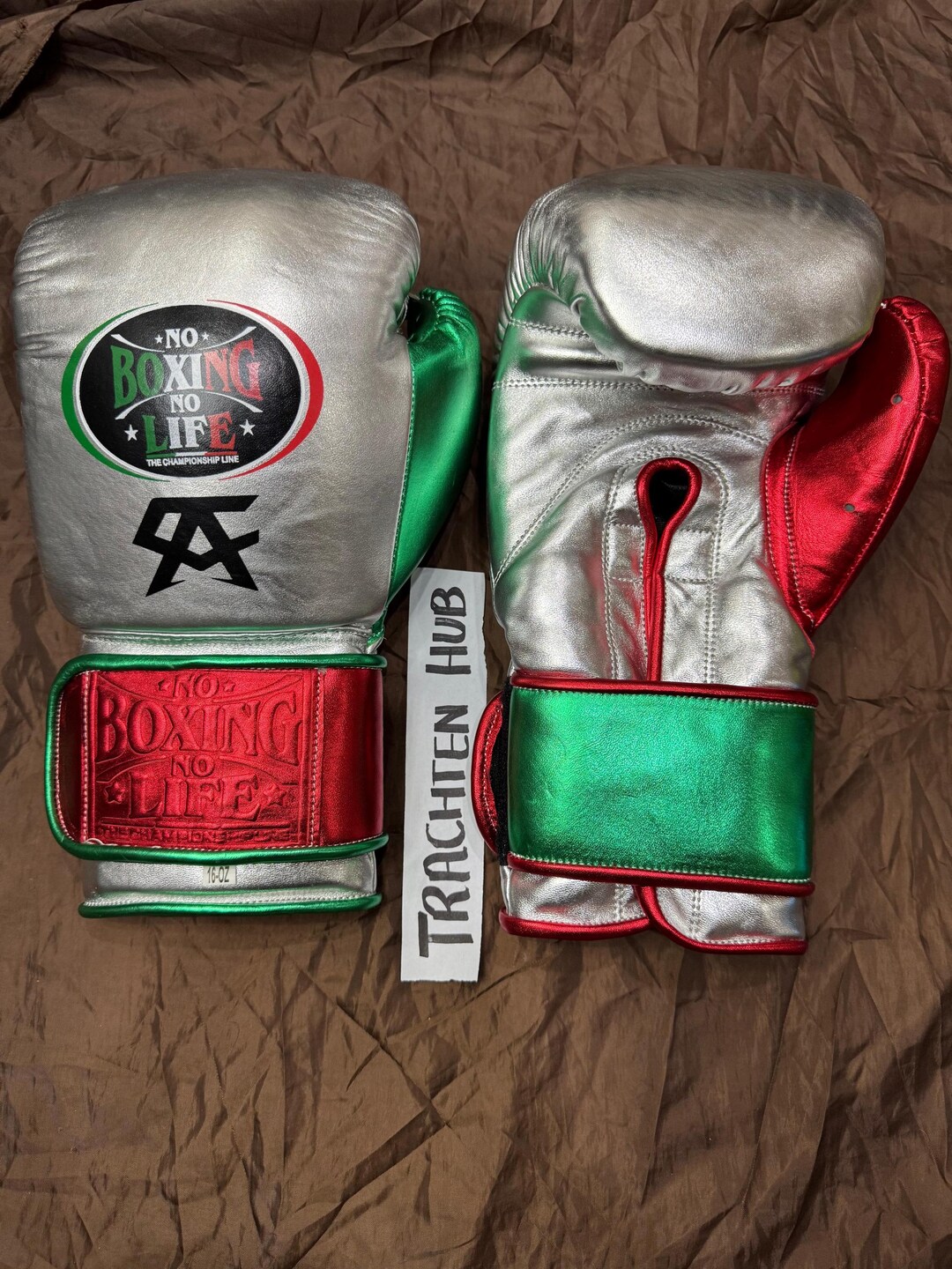 パーソナライズされたNo Boxing No Lifeグローブ、カスタムロゴギフト